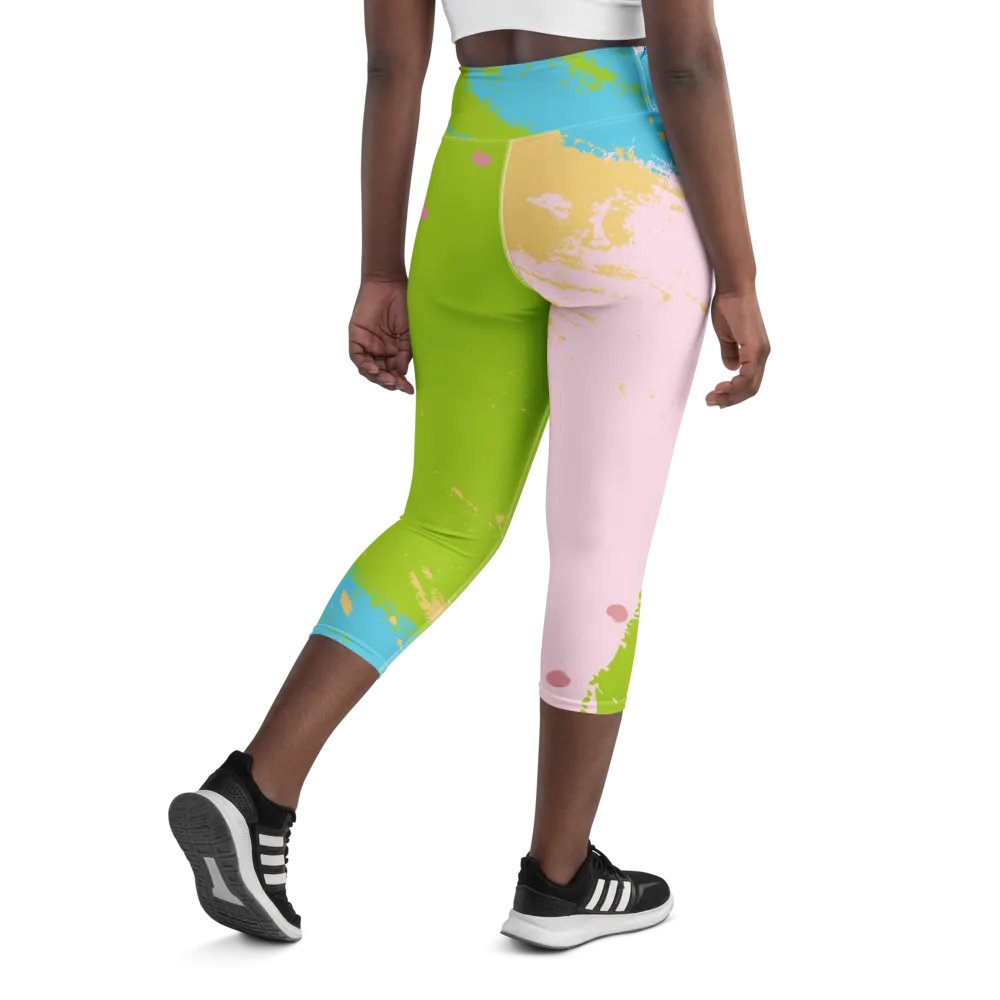 The Jade High-Waist Capri Leggings product image (2)