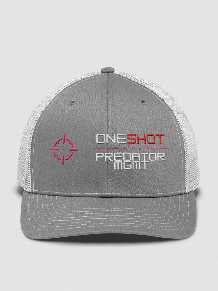 One Shot Predator Mgmt Trucker Hat: The Ultimate Headgear for Wildlife Warriors product image (1)