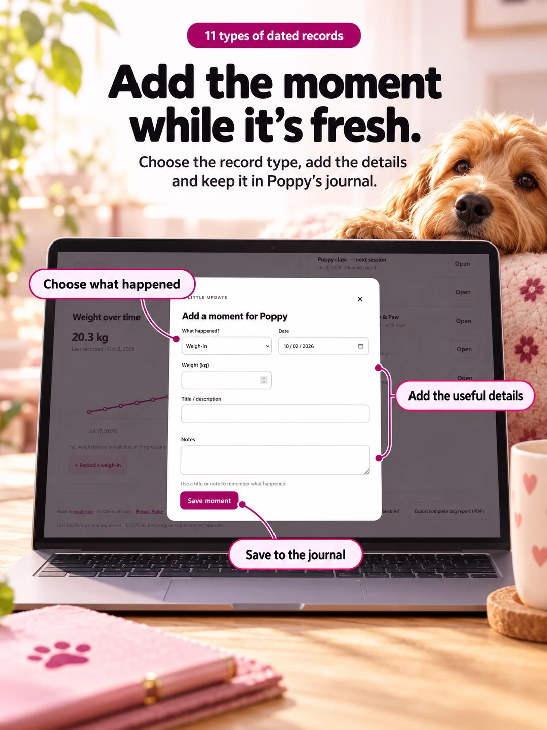 Woof Life: Dog-Care Journal + Activity Planner product image (2)