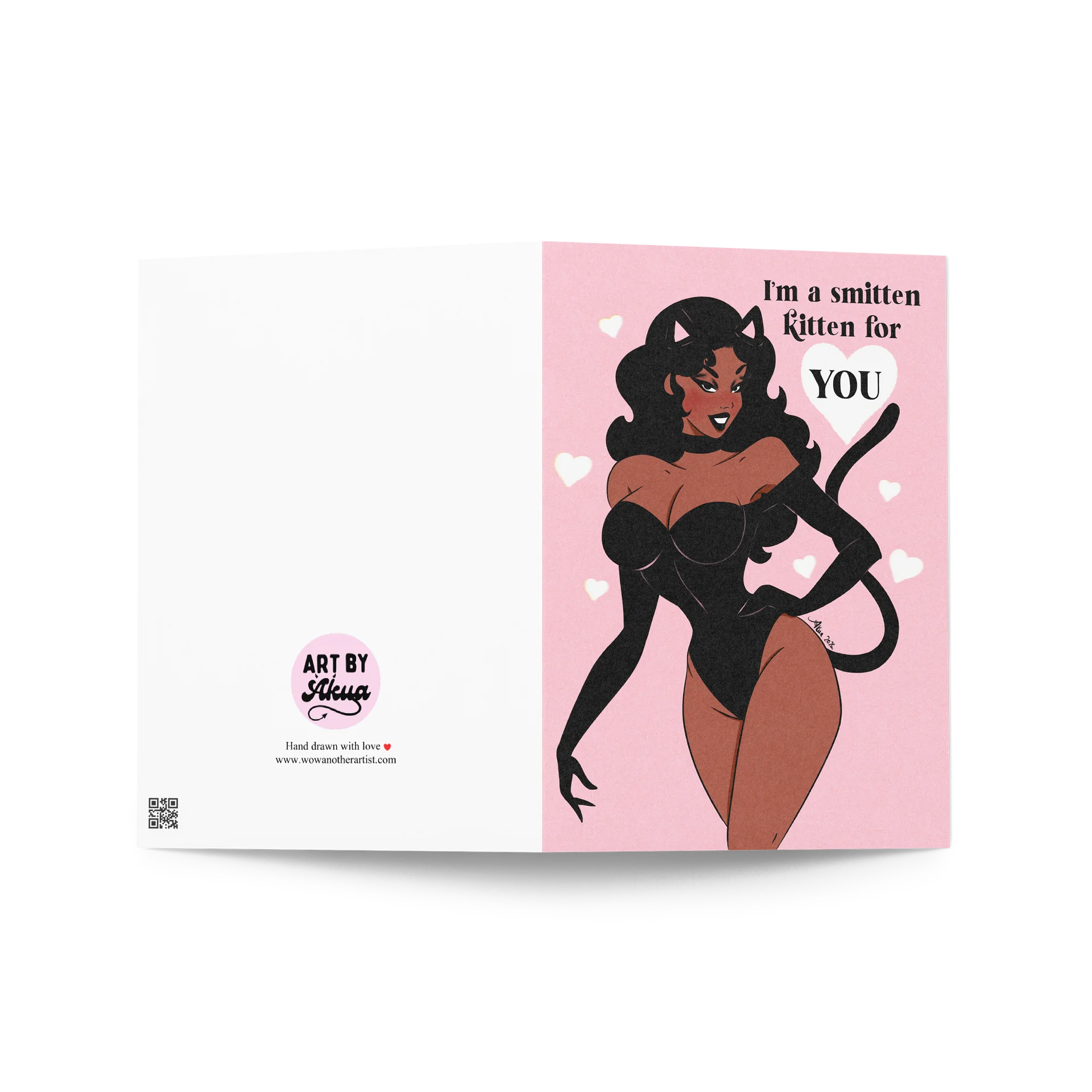 Smitten Kitten For You - Valentine's Day Card product image (2)