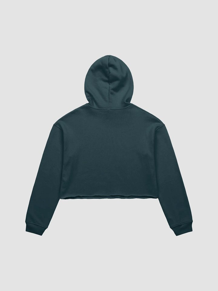 Womens Mountain Adventure graphic Crop hoodie product image (2)