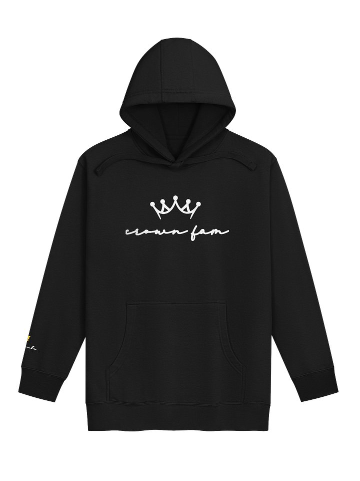 Original Crown Fam Unisex Hoodie (White Logo) product image (1)