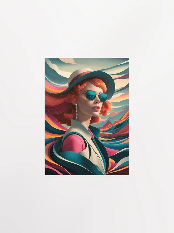 Abstract illustration of a Woman Poster - 21 product image (2)