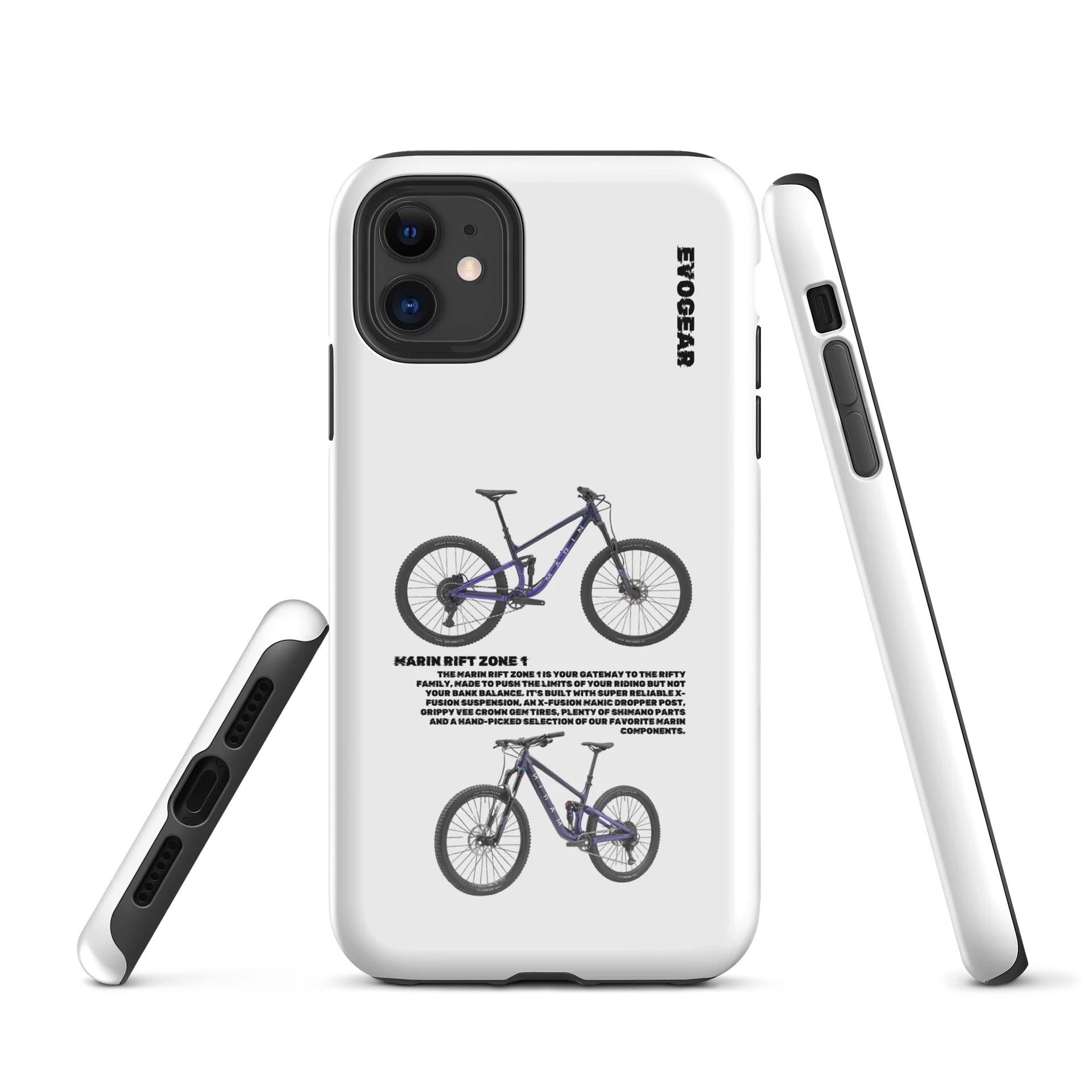 White Marin Rift Zone 1 iPhone Case product image (1)