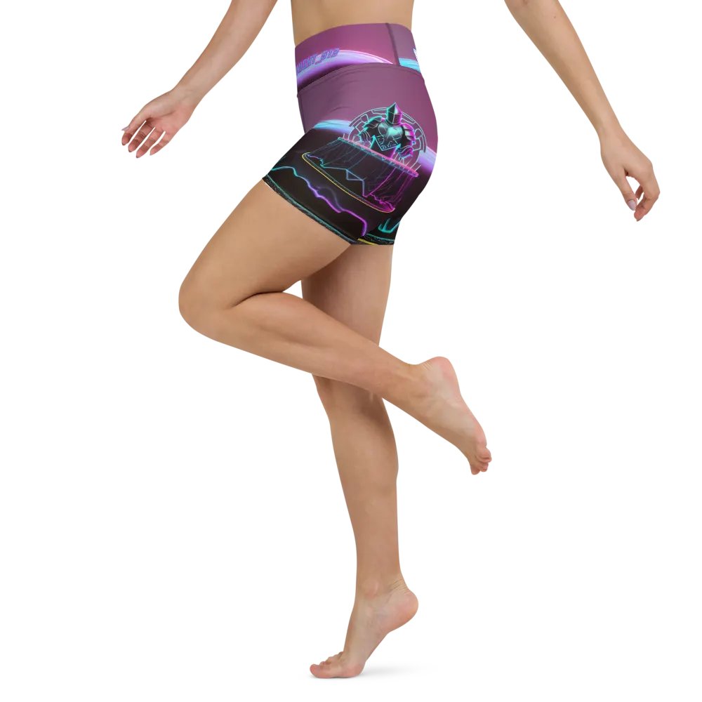 Blackknight513 All-Over Print Yoga Shorts product image (10)