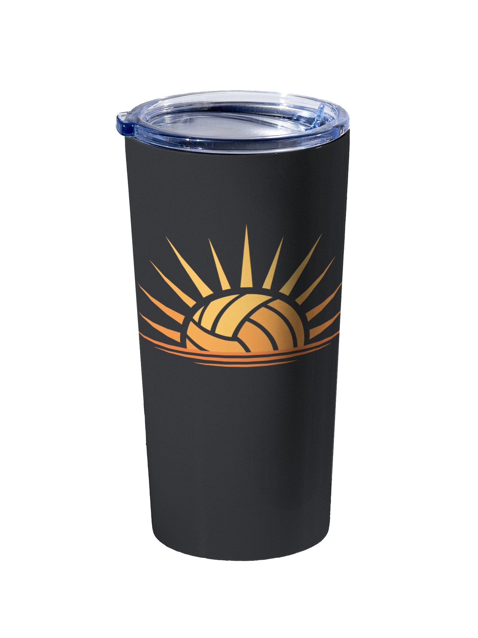 The Volleyball Sunrise Charcoal Tumbler product image (2)