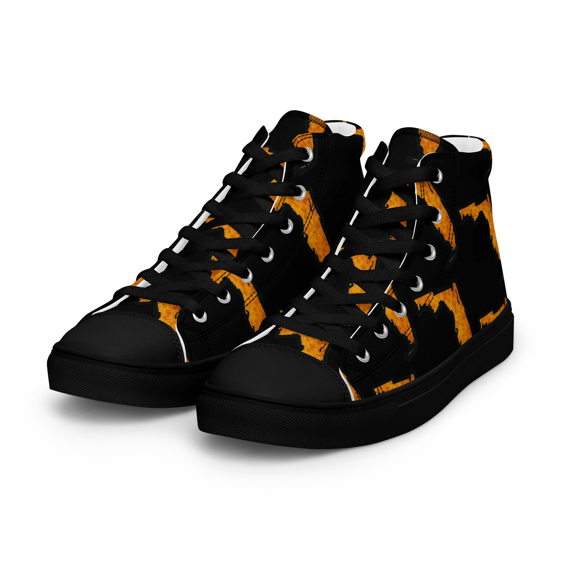 Florida Retro Grid Women's High Tops product image (6)