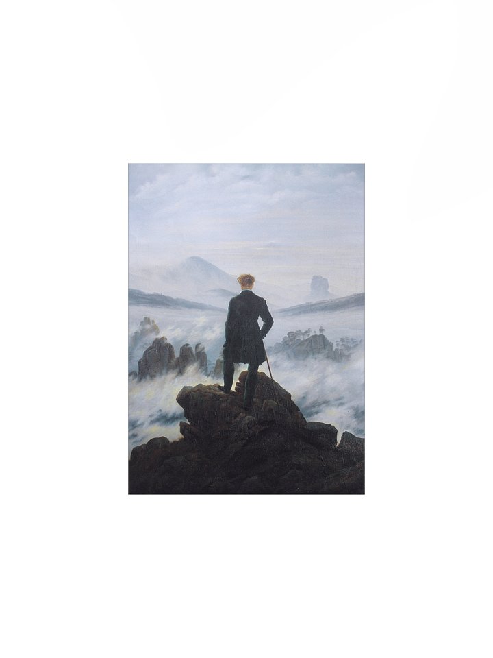 Wanderer above the Sea of Fog-Matte Print product image (1)