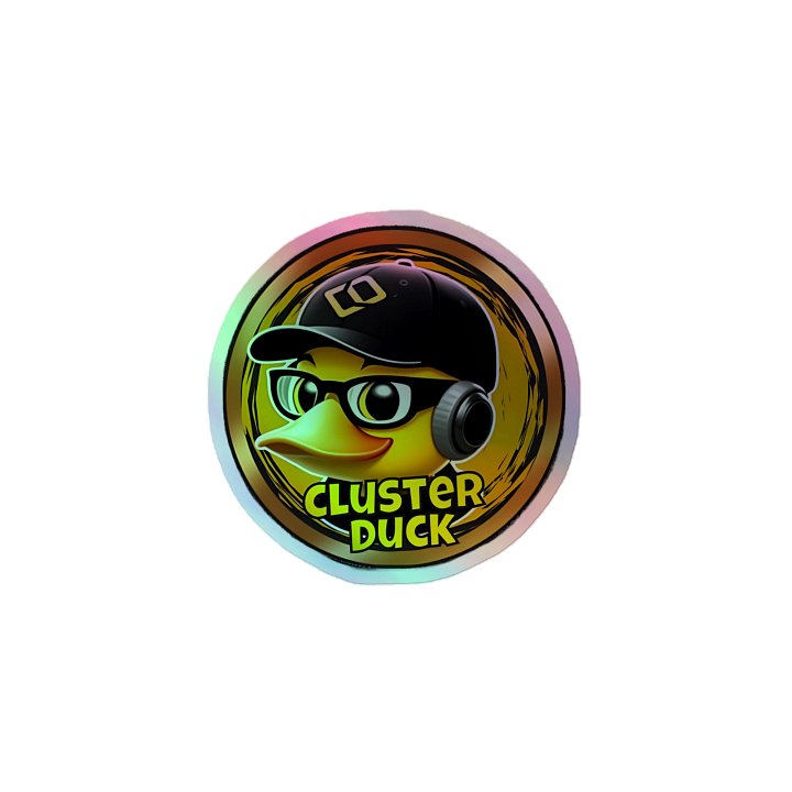 2024 logo Holographic Sticker product image (1)