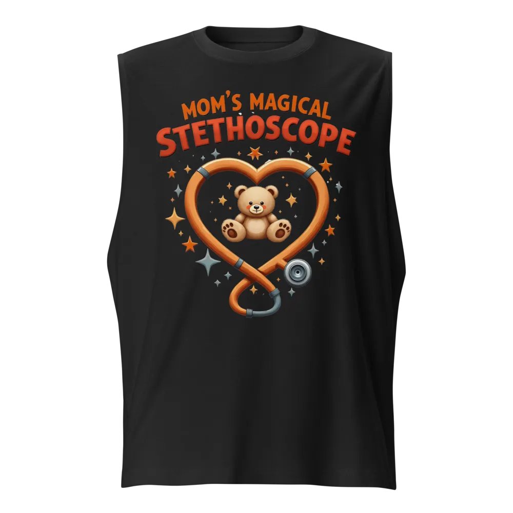 Mom's Magical Stethoscope Heart Muscle Tank product image (1)