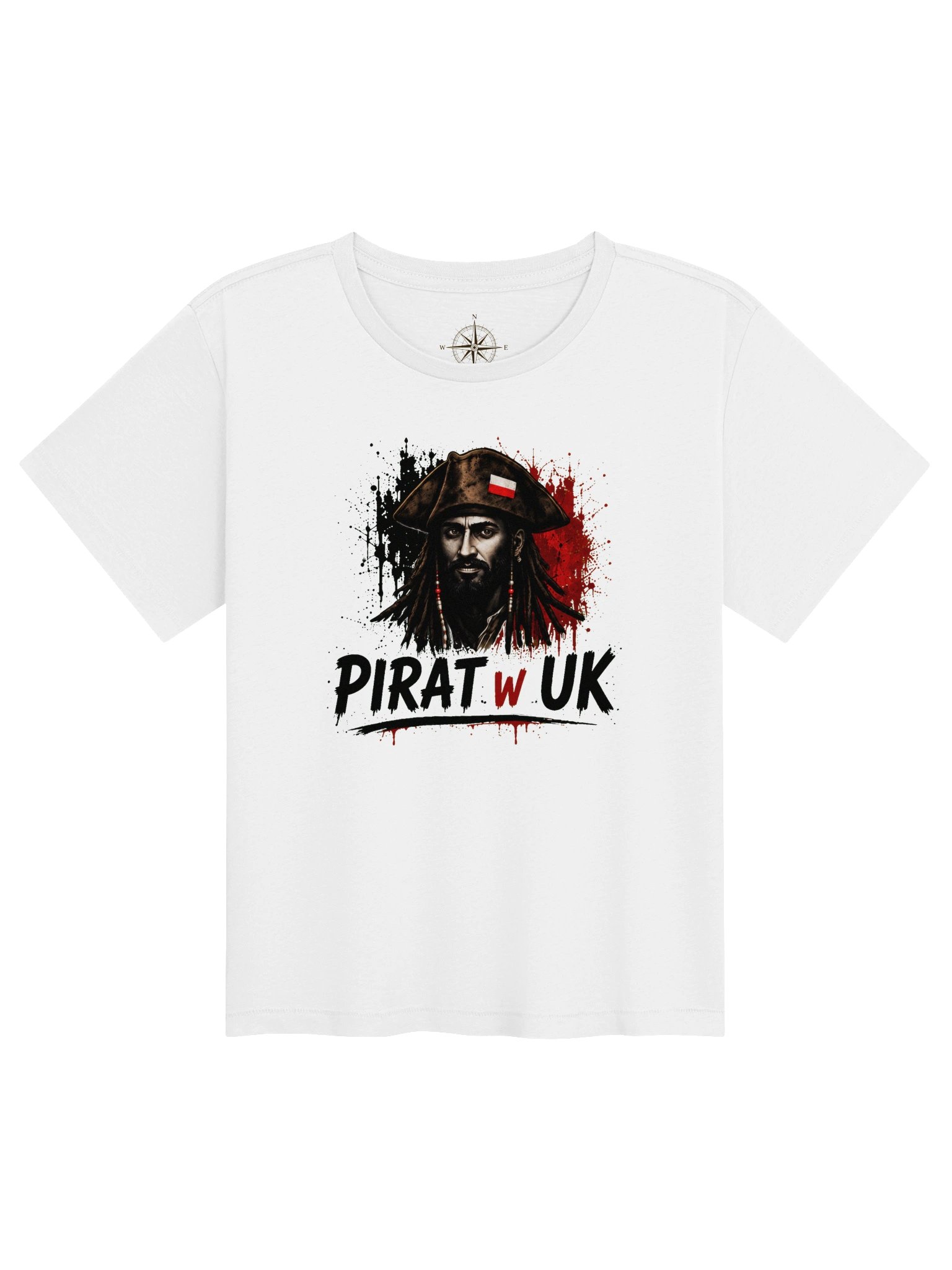 Pirat w UK — Koszulka Damska Portret product image (1)