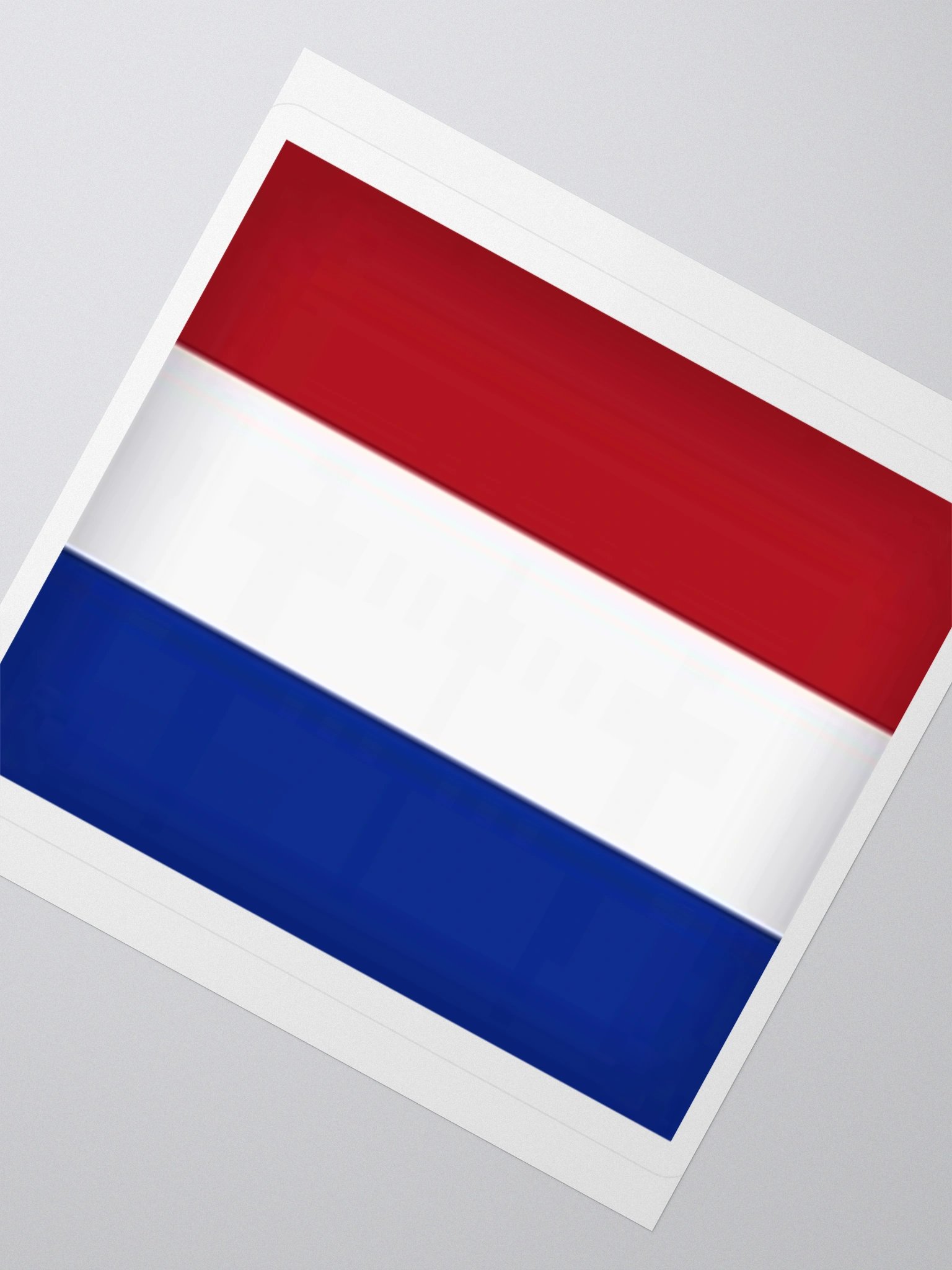 Exclusive Netherlands Flag Kiss-Cut Sticker by TDS Music - Unique Design (3" x 3", 4" x 4", 5.5" x 5.5") product image (5)