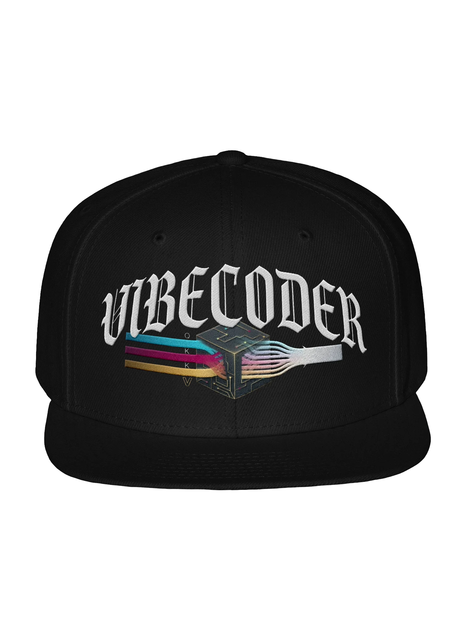 vibecoder snap back hat product image (1)
