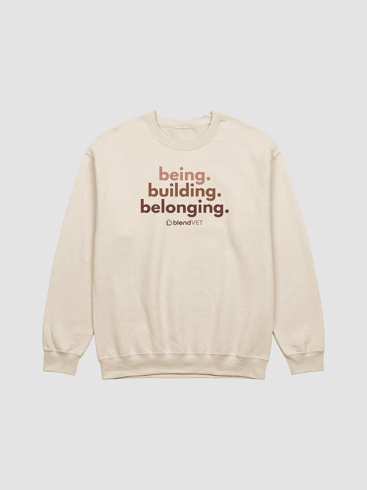 Being. Building. Belonging. Crewneck Sweatshirt product image (1)