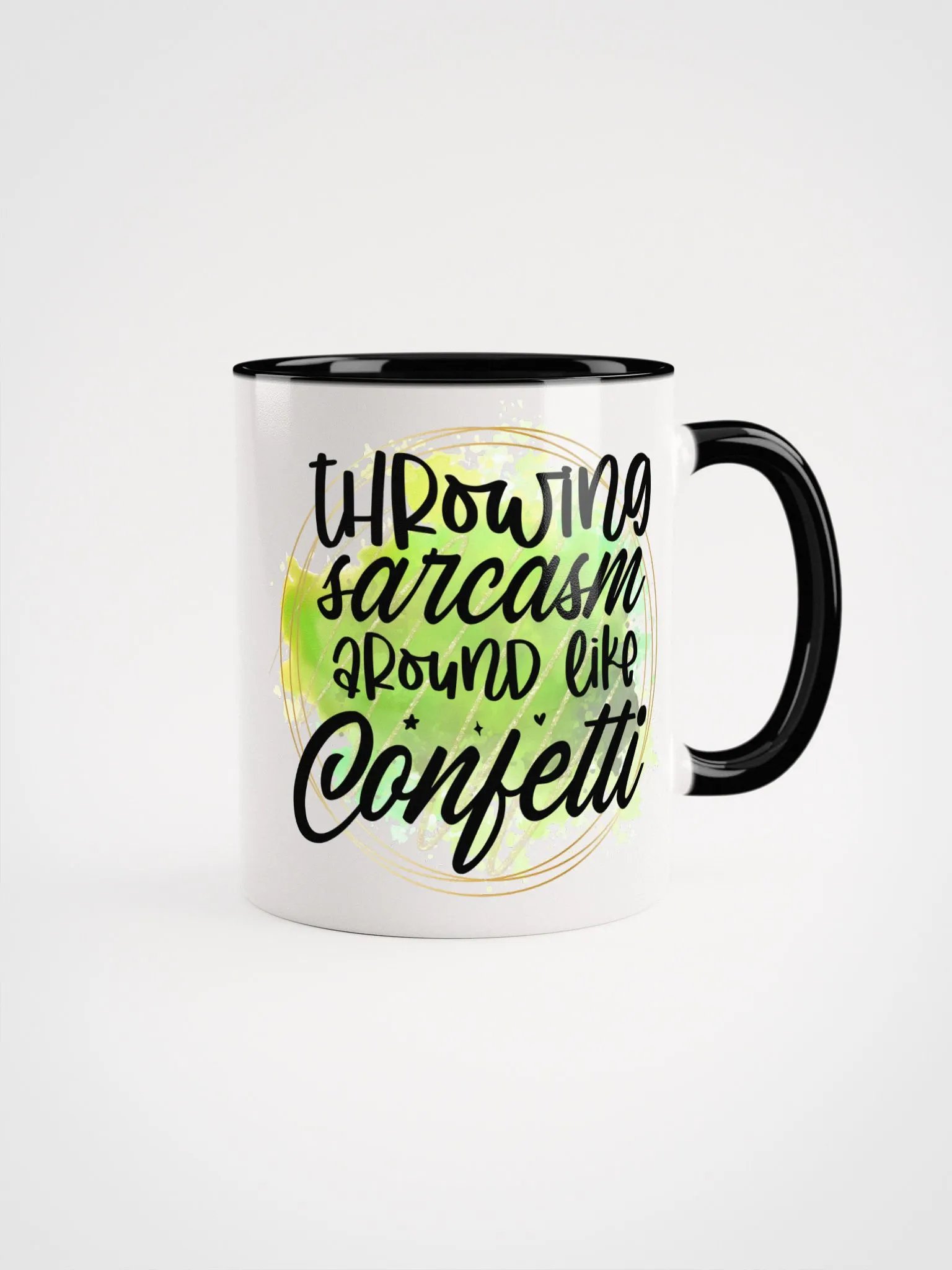 Throwing Sarcasm Ceramic Mug product image (1)