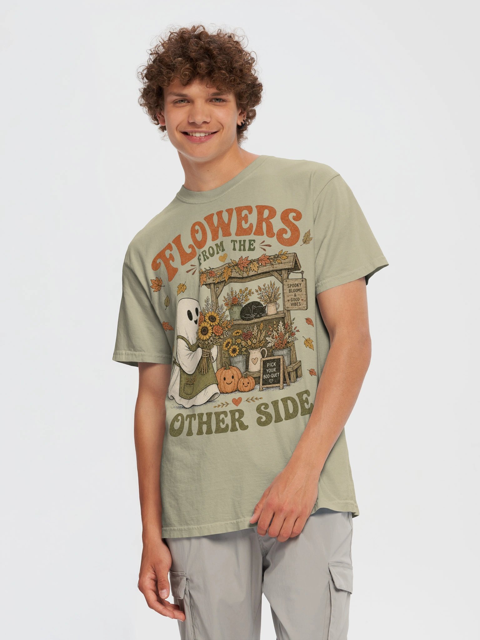 Flowers From the Other Side Spooky Blooms Tee product image (185)