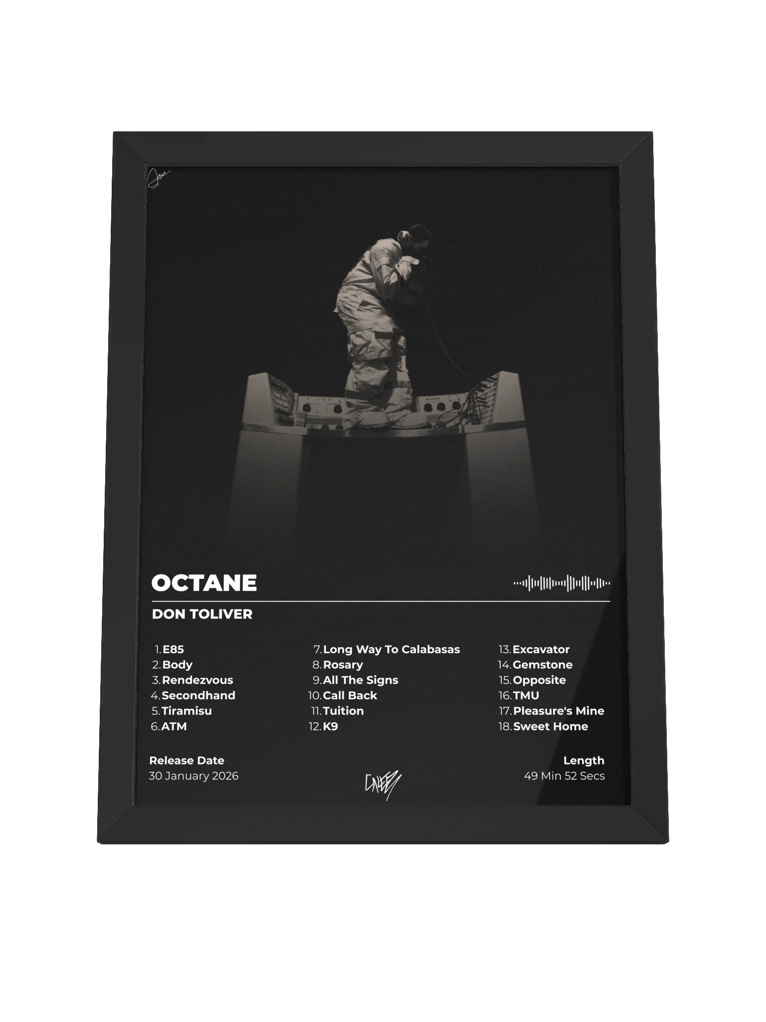 OCTANE Don Toliver Framed Poster product image (4)