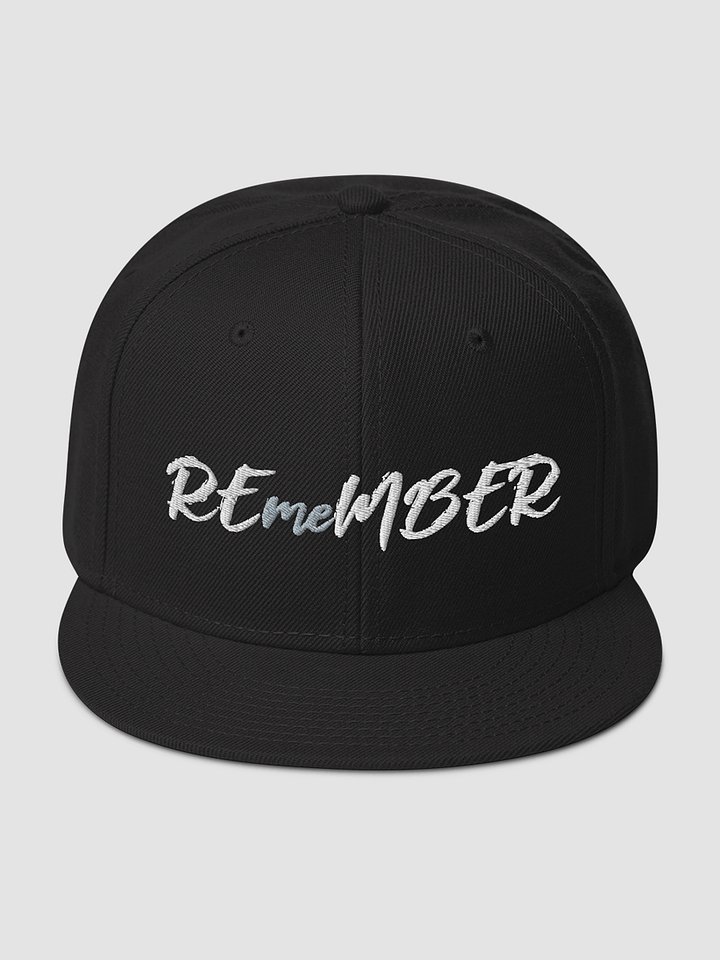 REmeMBER Snapback Hat - Black product image (2)