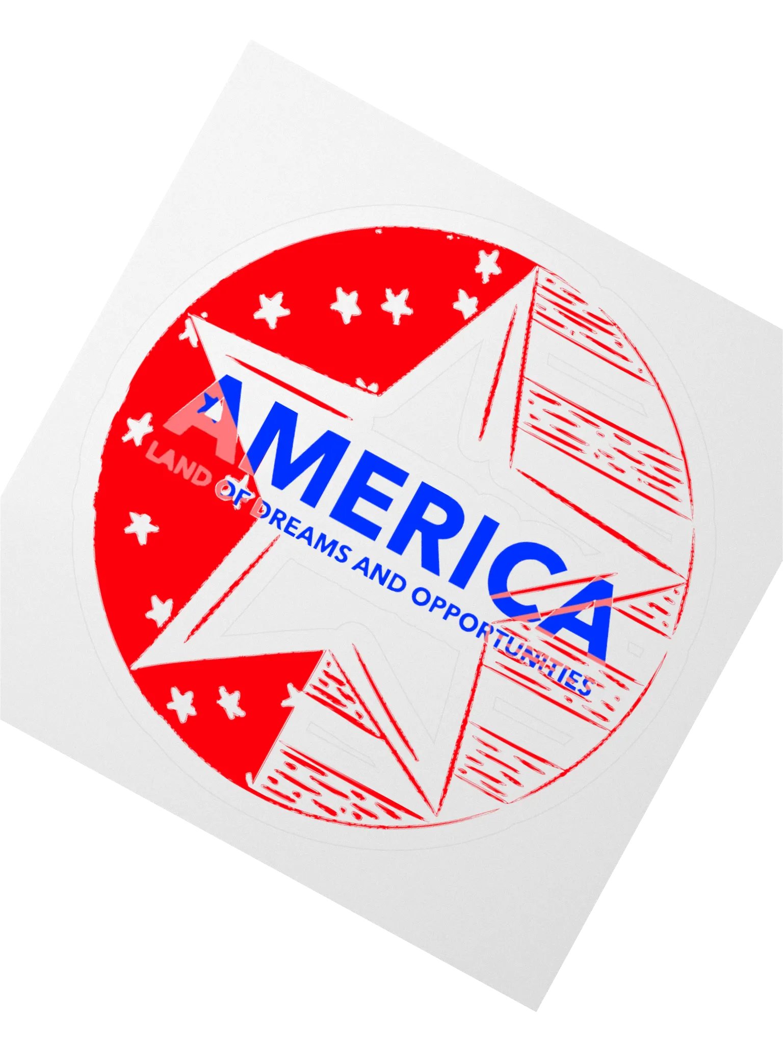 American Dream Kiss Cut Stickers product image (2)