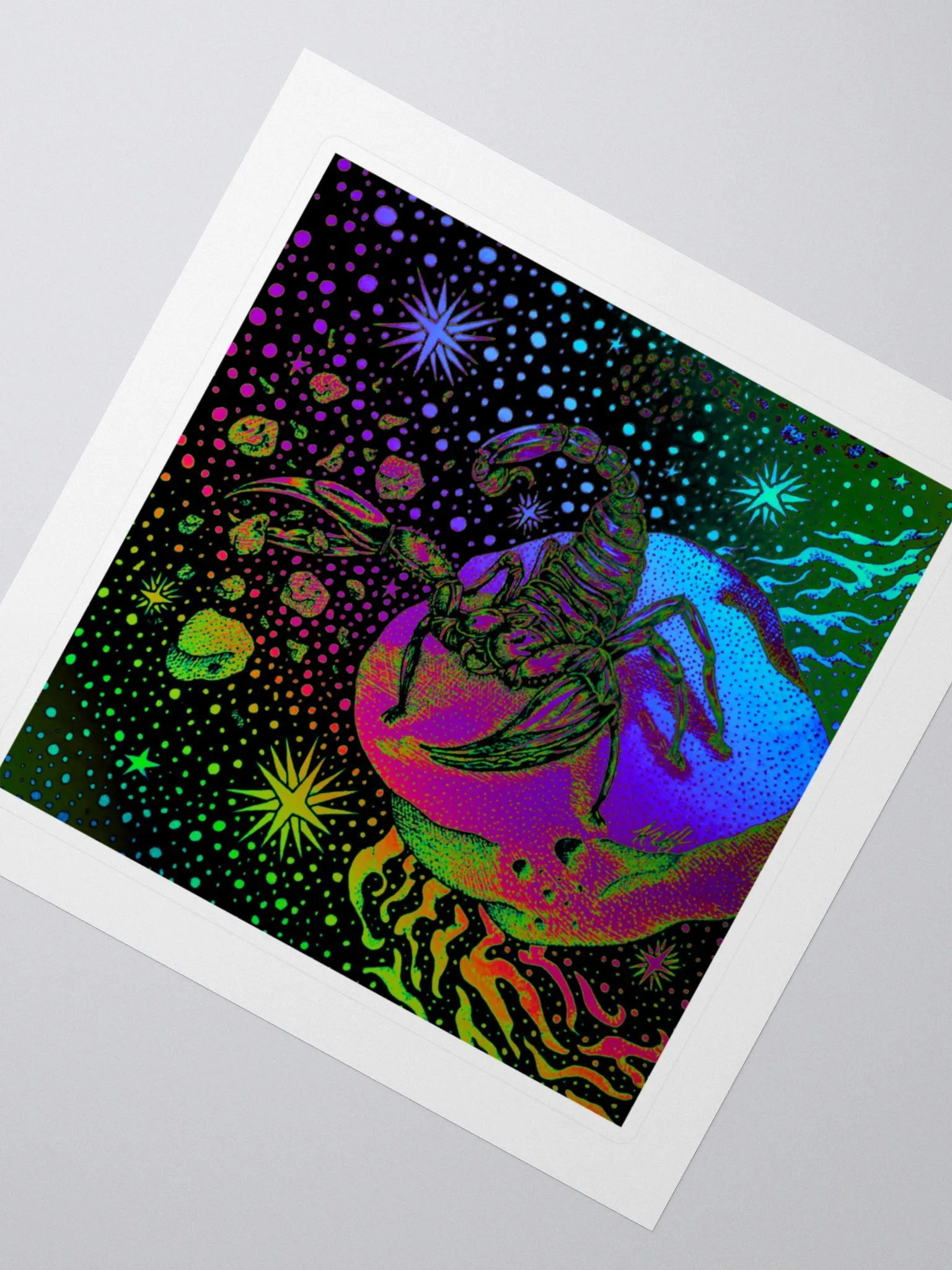 Limited Edition Scorpio Zodiac Kiss Cut Stickers product image (2)