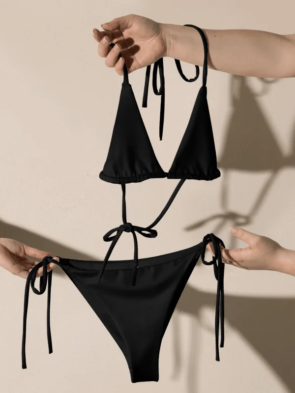 His House String Bikini Set - Black product image (9)