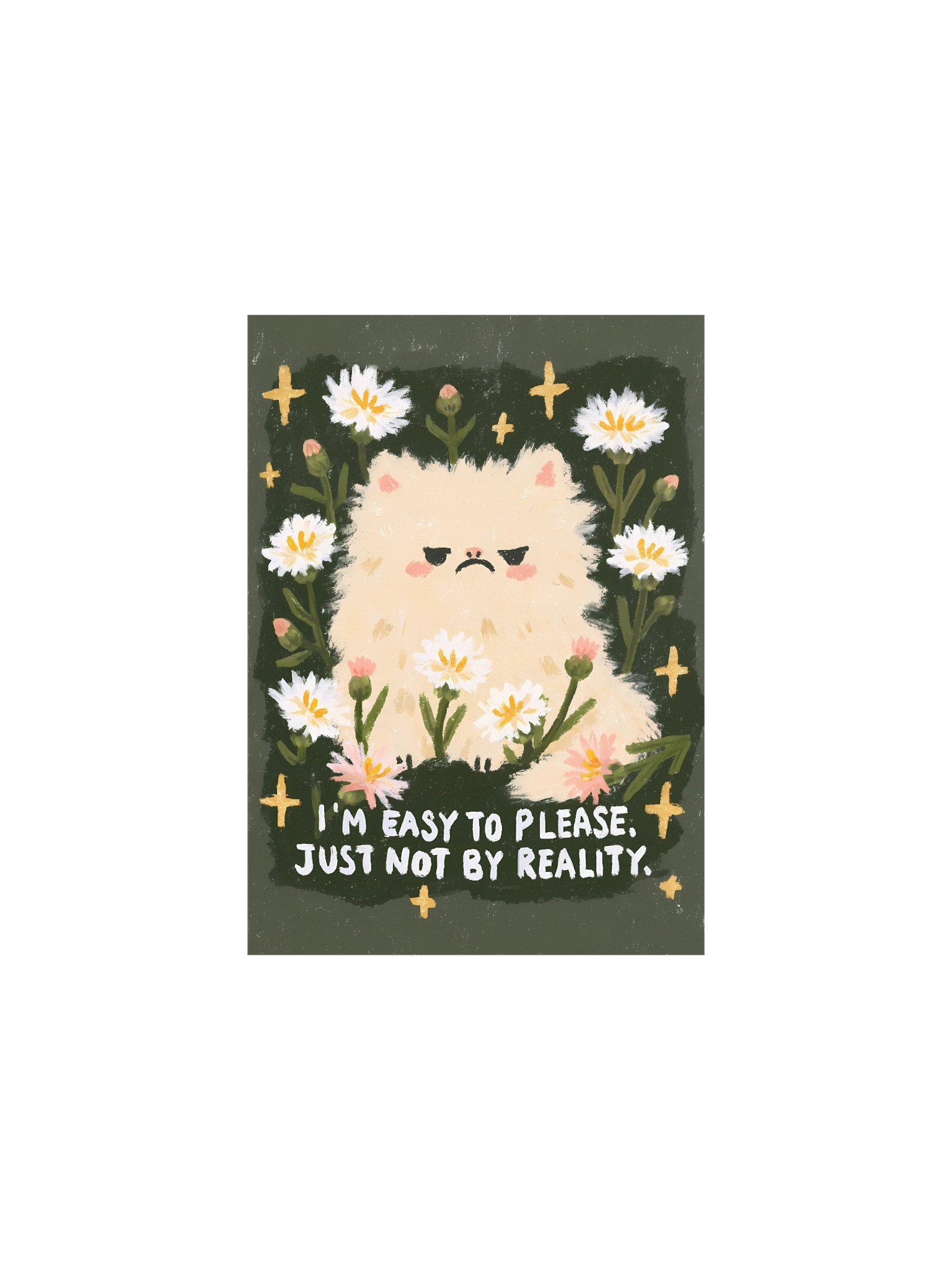 Easy to Please Cat Poster product image (3)