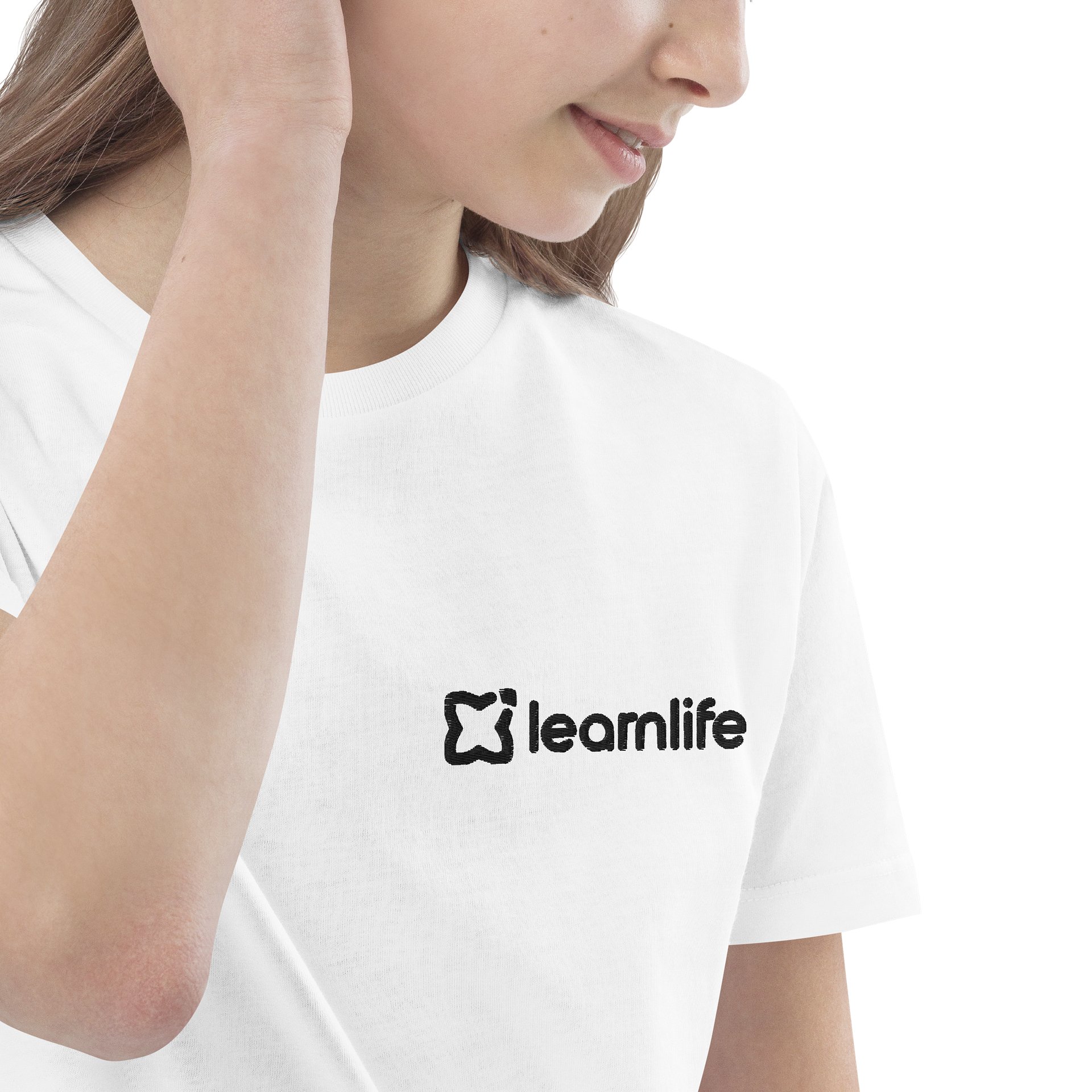Kids Tee - Organic Embroidered - Black Logo product image (5)