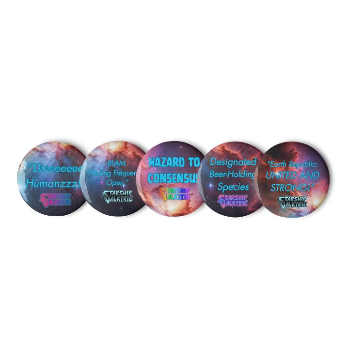 Starship Valkyrie Battle Buttons (Collection 1) product image (1)