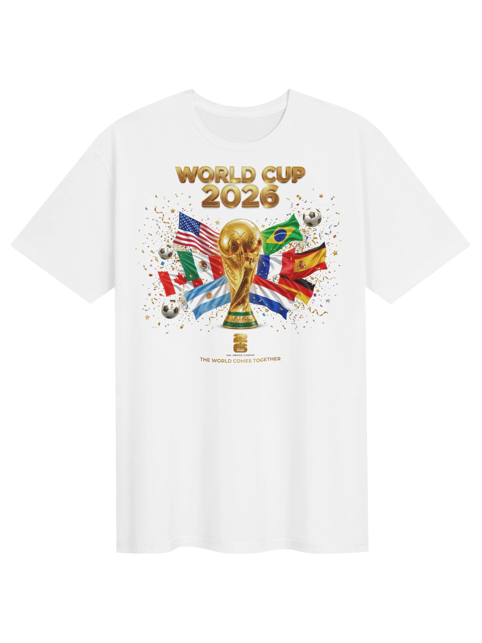 Golden World Cup 2026 Graphic Tee product image (1)