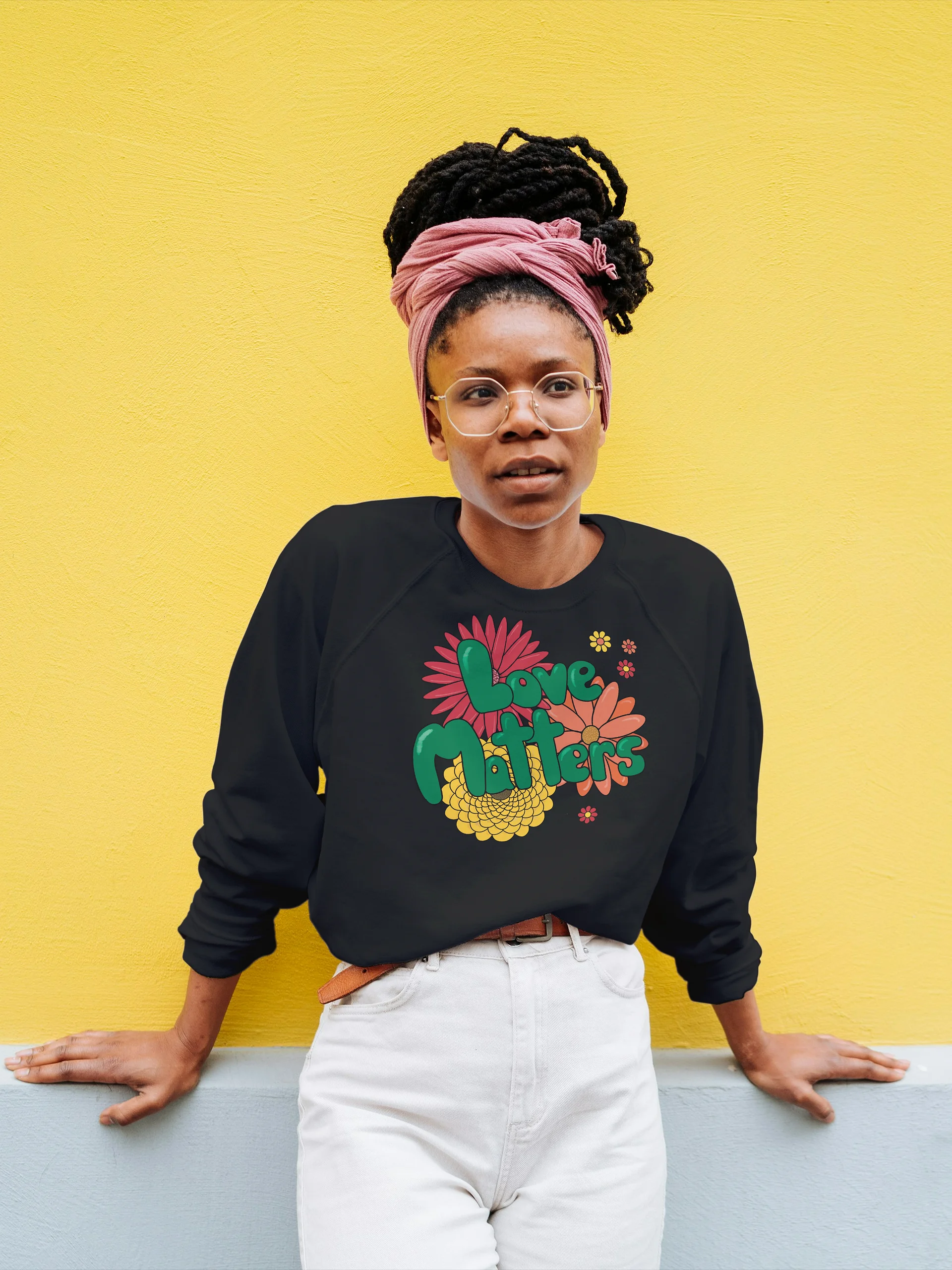 Love Matters Floral Sweatshirt product image (1)