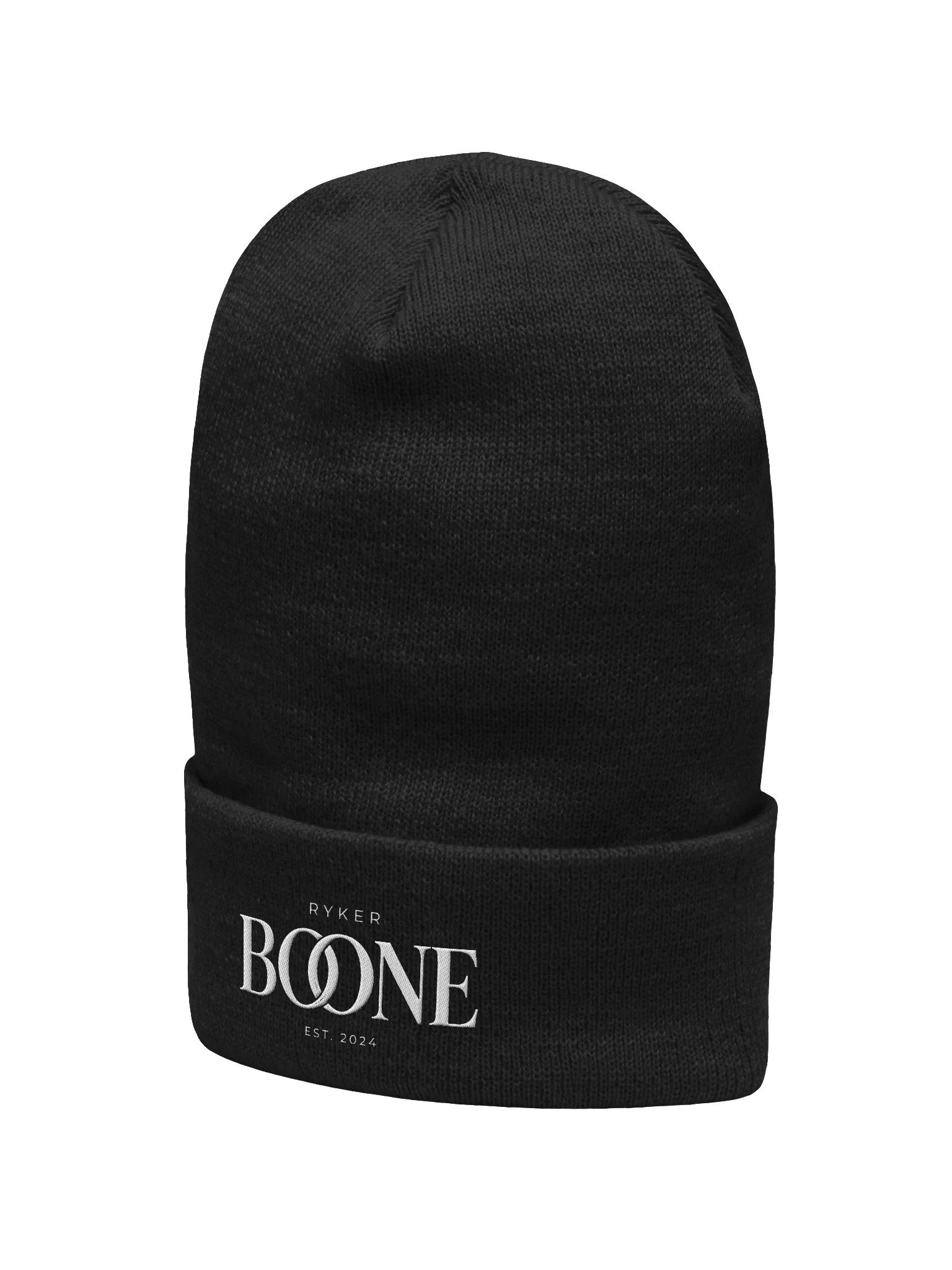 Ryker Boone "September Turns Gold" Yupoong Cuffed Beanie (White Logo) product image (2)