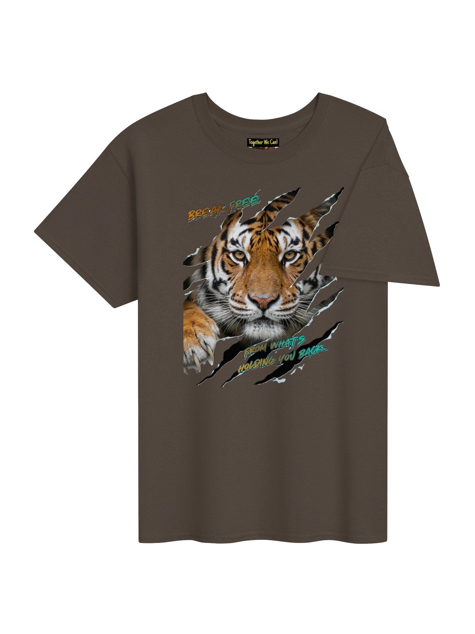 Mind Matter - Break Free - Tiger Graphic Gildan heavyweight t-shirt product image (24)