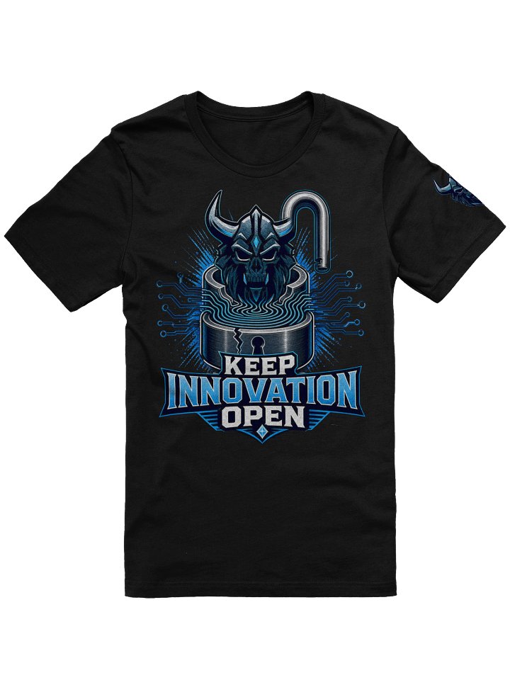 KEEP INNOVATION OPEN — Viking Skull Tee product image (6)