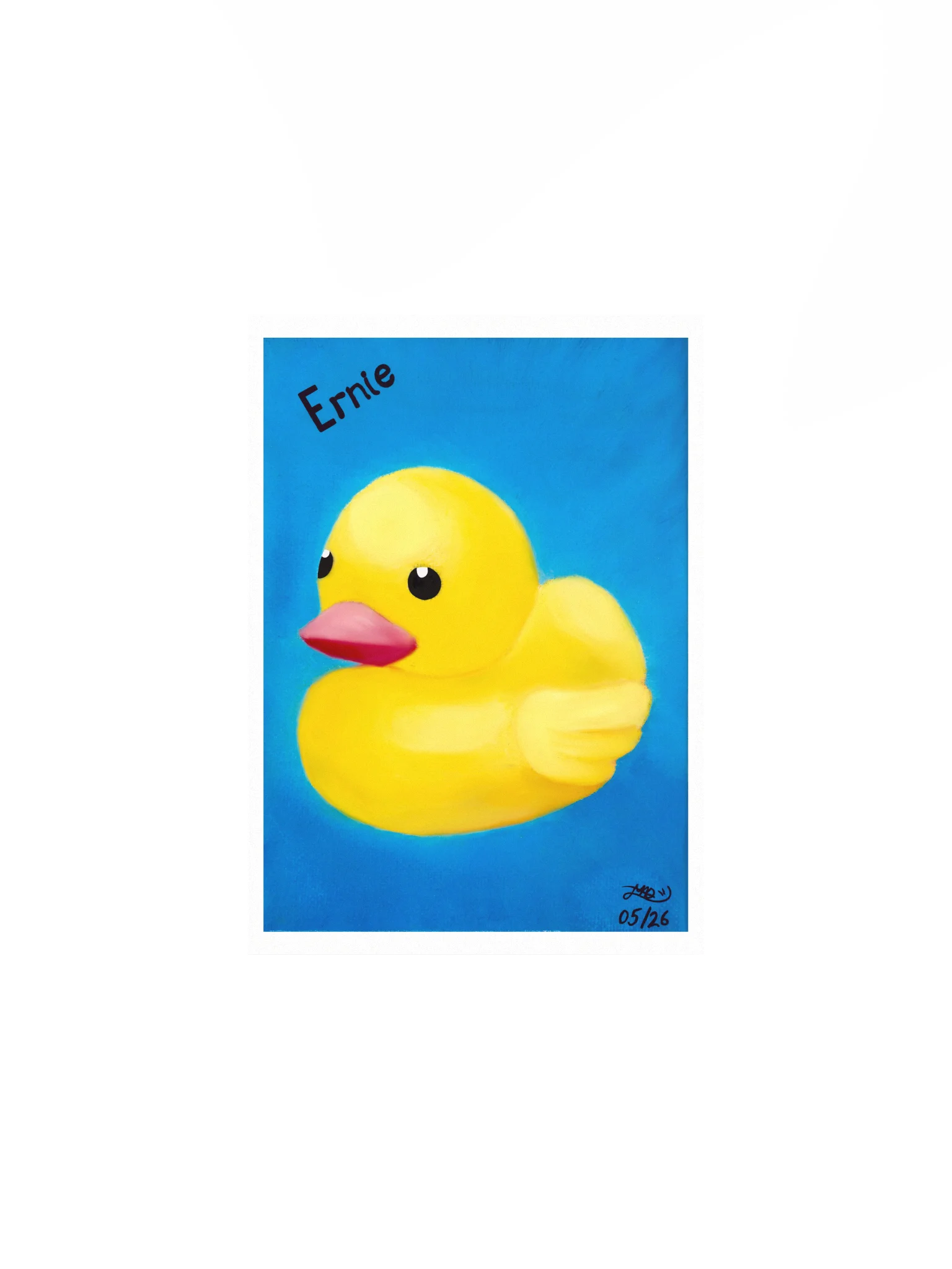 ERNIE The RUBBER DUCKIE(Poster Print) product image (1)