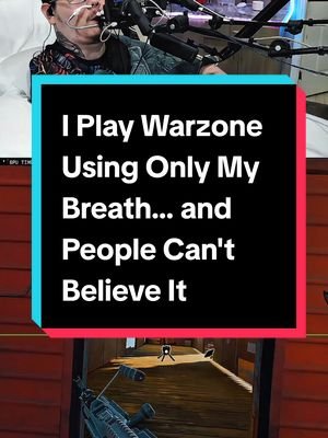 I Play Warzone Using Only My Breath... and People Can't Believe It.  APPROVED ✅ #Warzone #CallOfDuty  #warzonemeta  #QuadStick #wheeledgamer 
