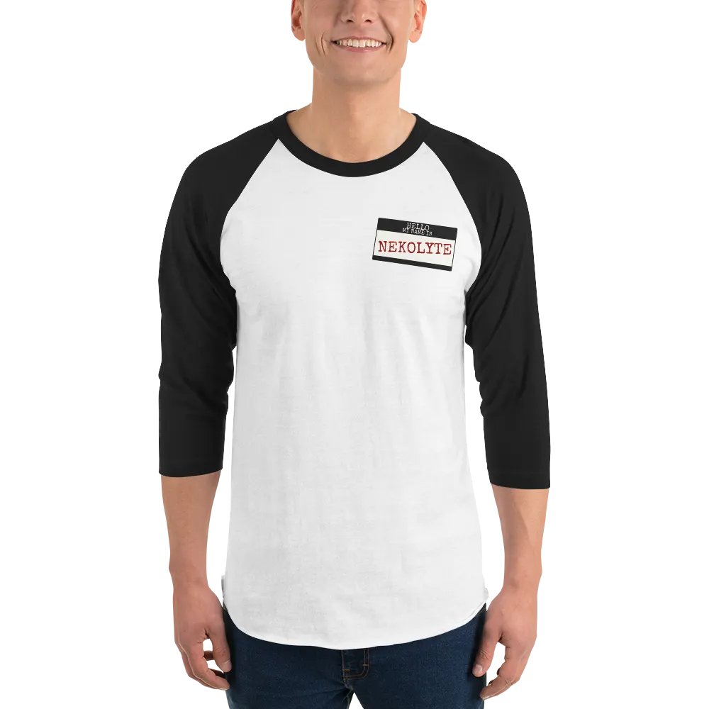 Nekolyte Nametag Raglan Shirt product image (3)