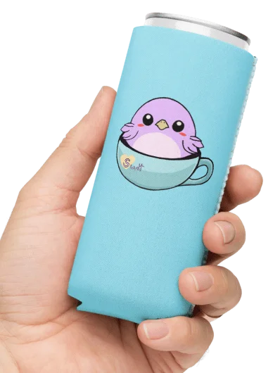 Swit Finch Logo | Coozie Can Cooler (Slim) product image (1)