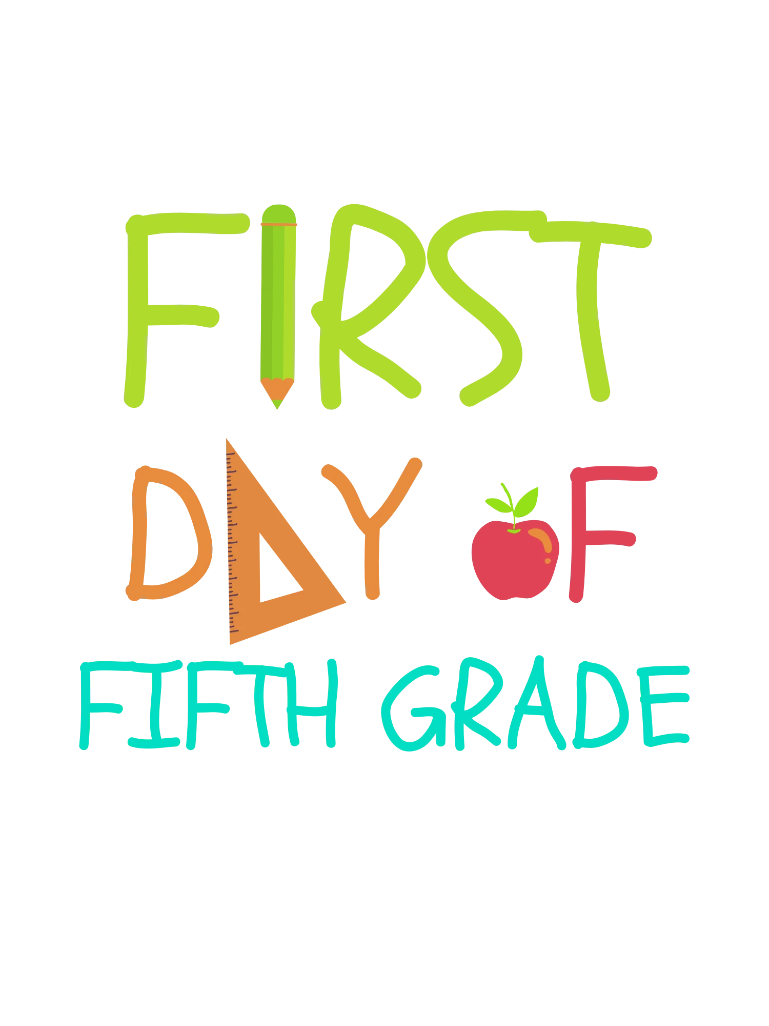 First Day of School Custom Kids Shirt (Pre-K to 5th Grade) product image (10)
