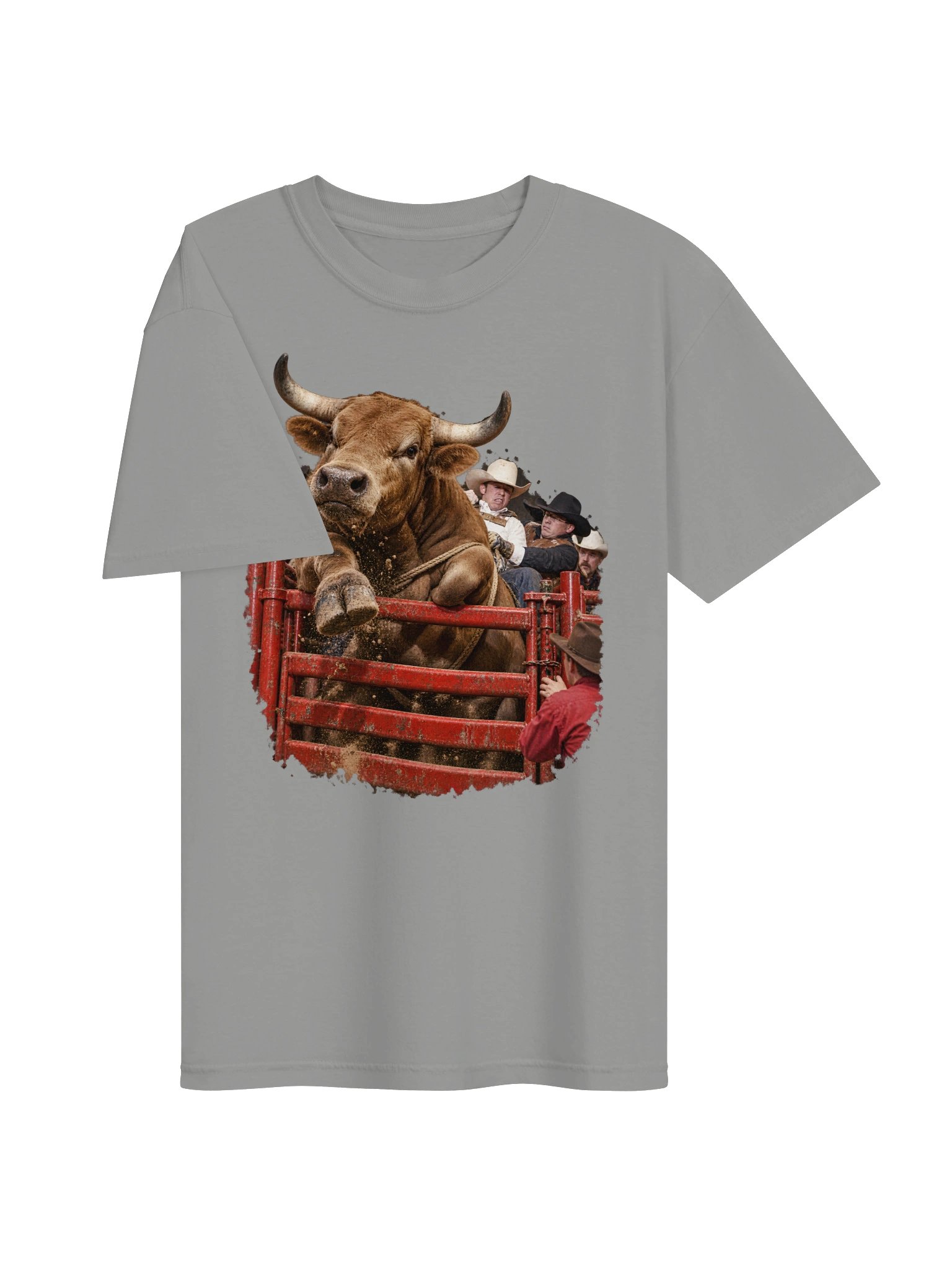 Bull Riding Shirt — Early Release Chute Wreck Tee | Broken Roughstock™ product image (4)