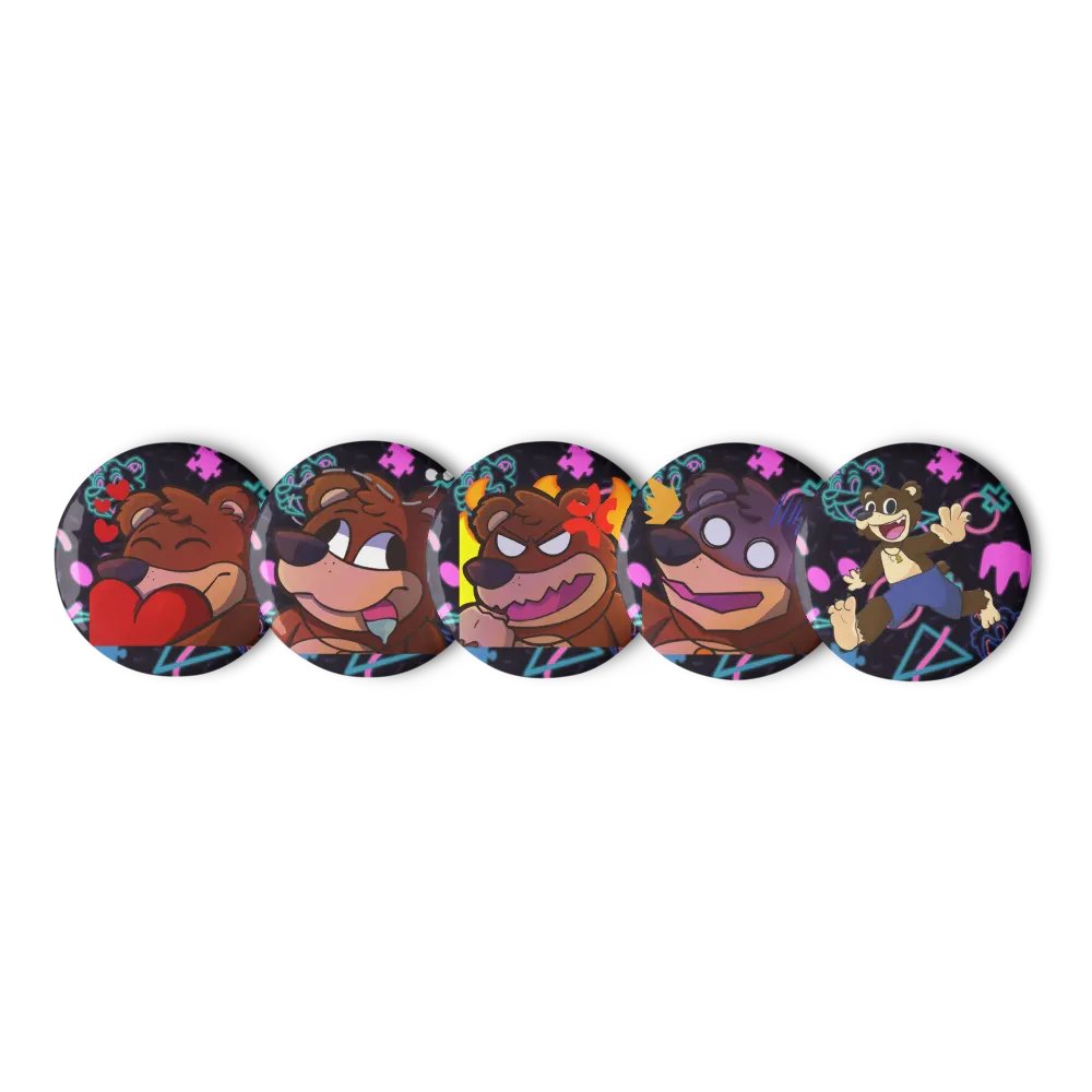 Bundy Bear Buttons product image (1)