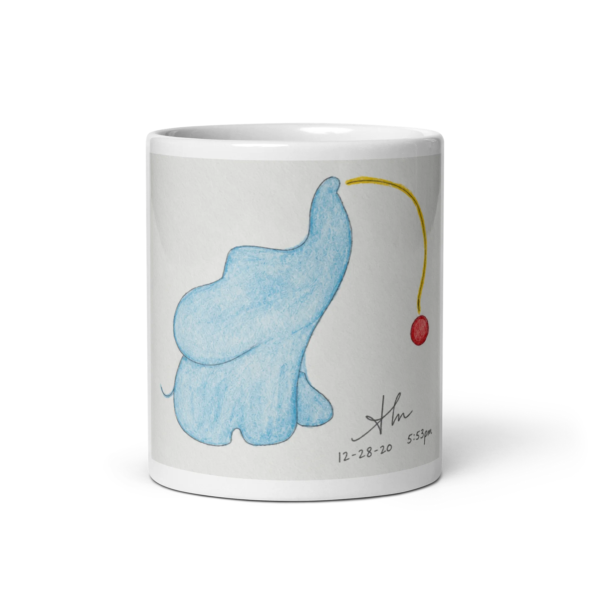 AK’s Ele-Fun-tastic Blue Elephant Mug product image (3)
