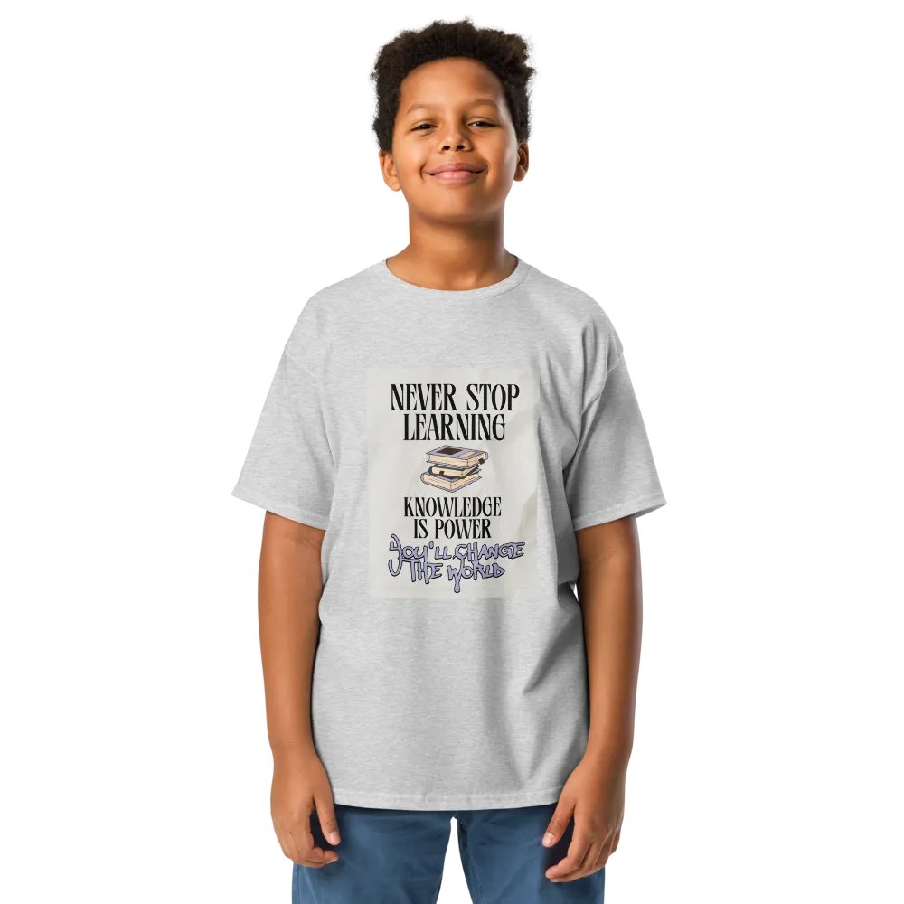 Never Stop Learning Kids' Tee product image (1)