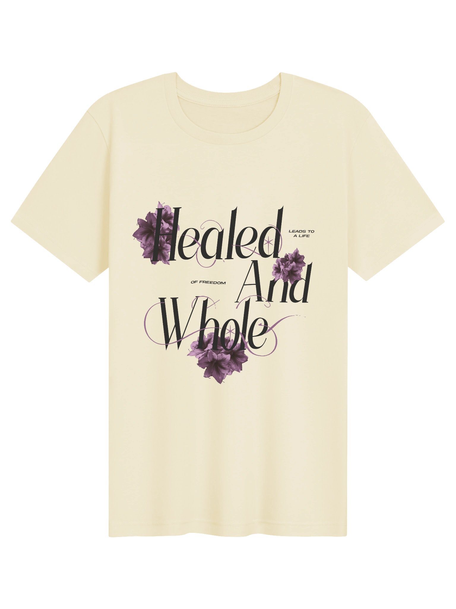 Logo shirt w/ flowers product image (1)