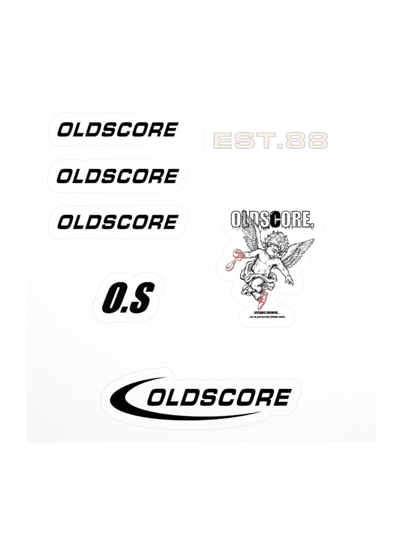 EST.88 Minimal Black Sticker product image (2)
