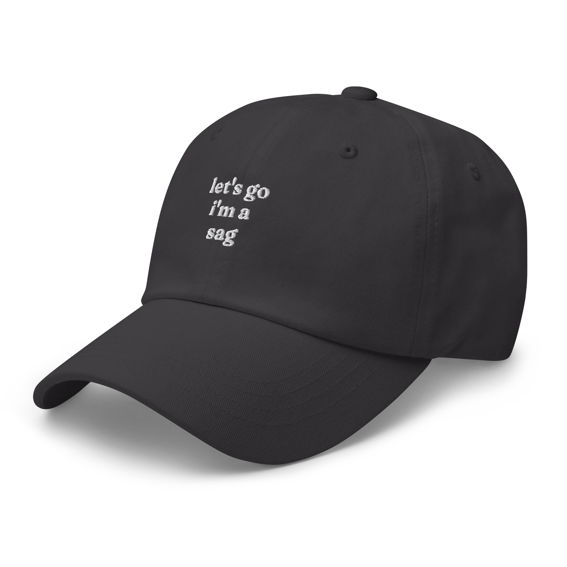 let's go sag embroidered cap product image (5)