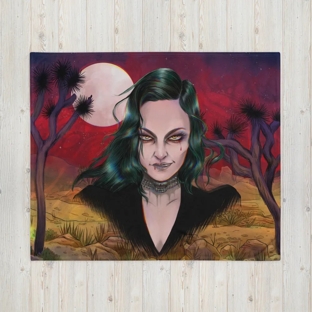 Desert Glampire Throw Blanket product image (16)