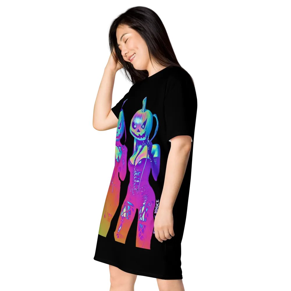 Women's Rainbow Freaky T-Shirt Dress product image (3)