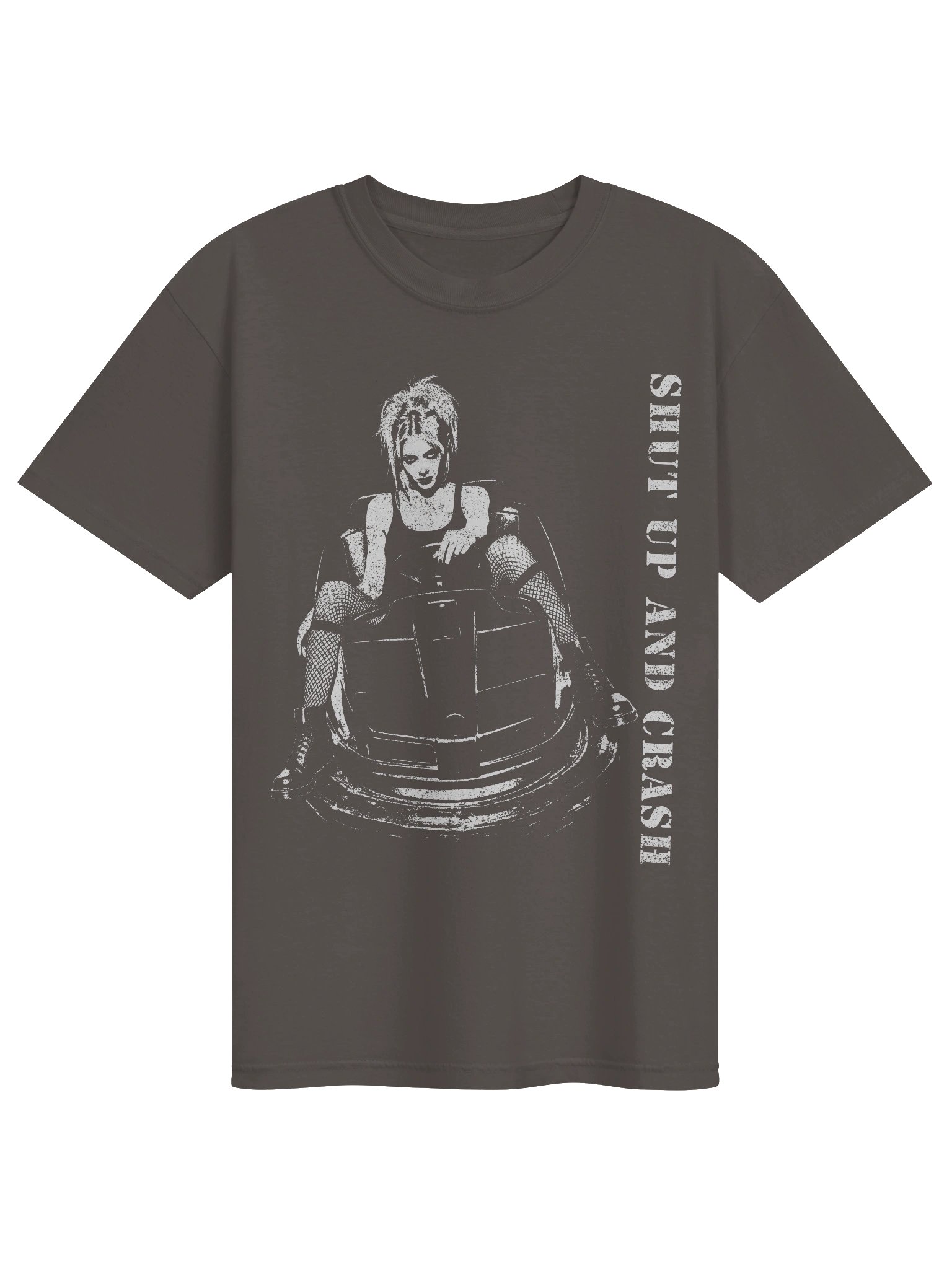 Shut Up and Crash Bumper Girl // Heavyweight Vintage Tee product image (1)