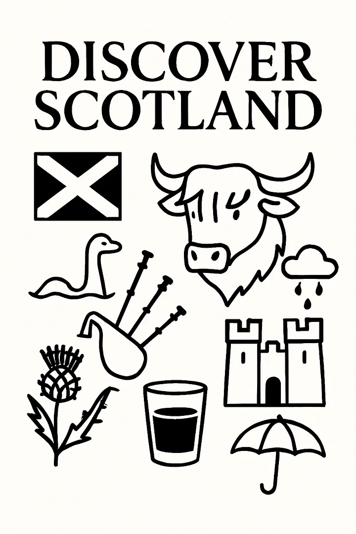 Free “Discover Scotland” Poster – European Wall Art Printable (A4 & US Letter PDF) product image (2)