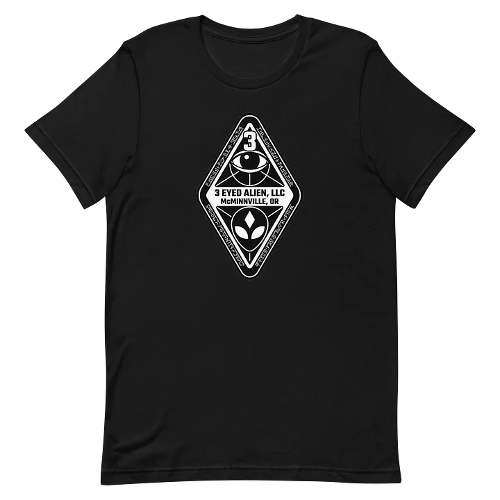 3 EYED ALIEN — EMBLEM on Bella+Canvas Unisex Supersoft T-Shirt product image (2)